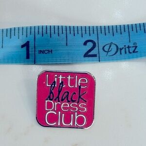 Little Black Dress Club Pink Pin